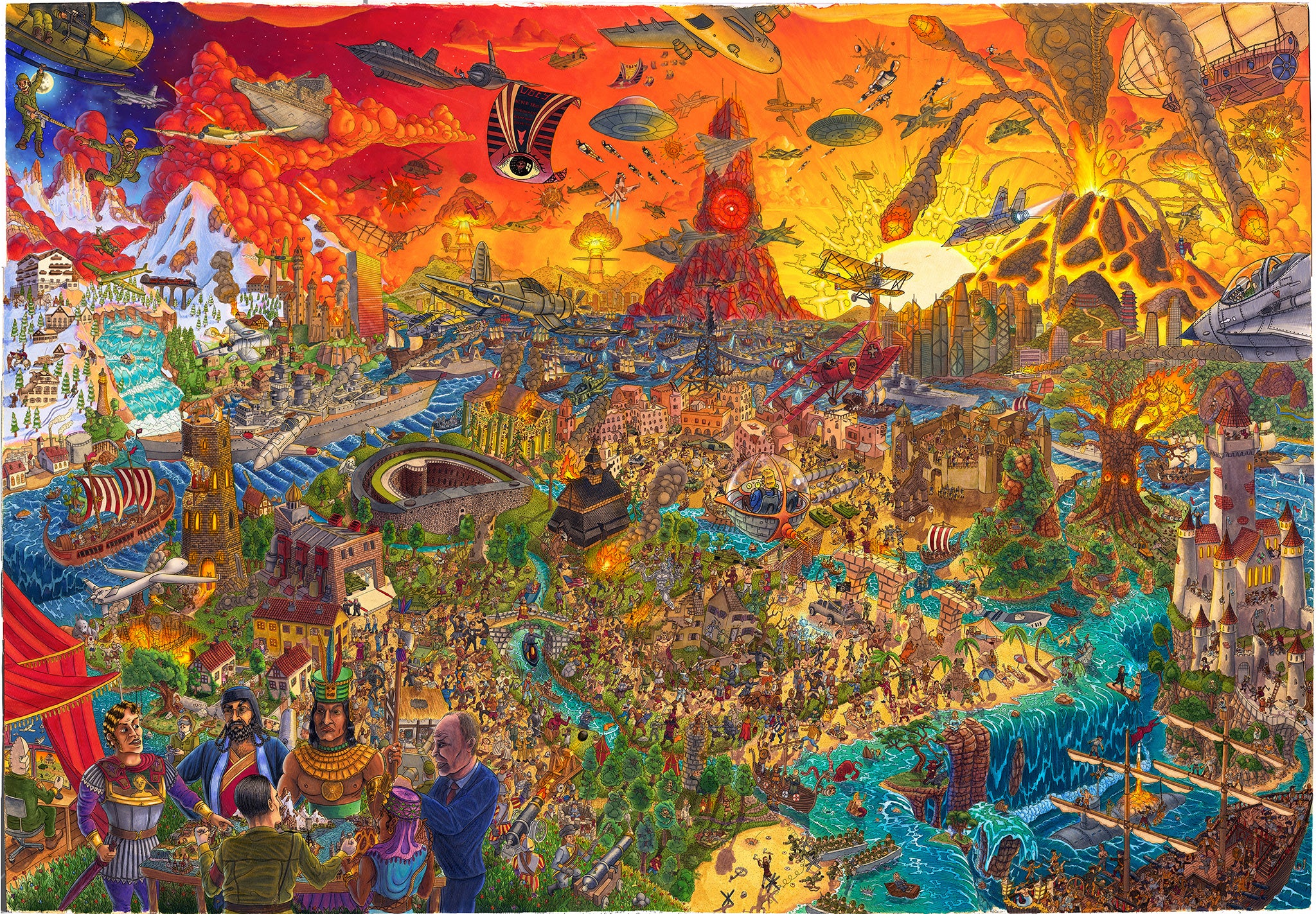 Humans of Mass Destruction, Guttestreker, D.G.A, 110 × 77 cm