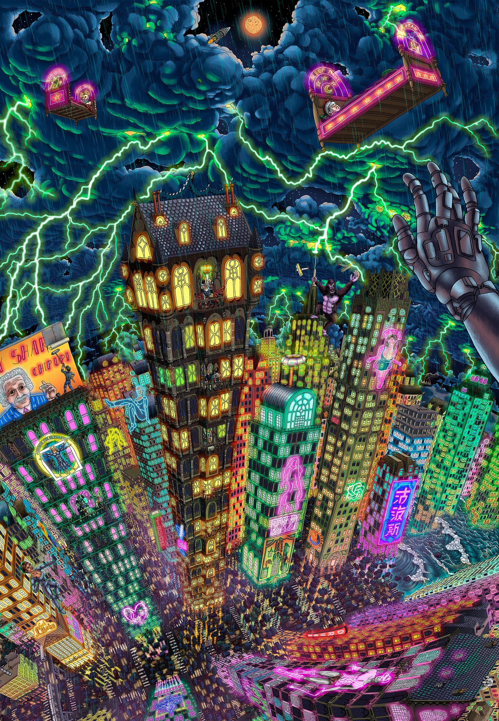 Neon City, Guttestreker